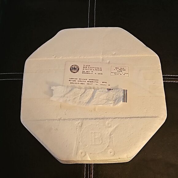 Vintage 1998 Collectable Norman Rockwell Christmas Plate, Excellent Condition - Picture 3 of 3